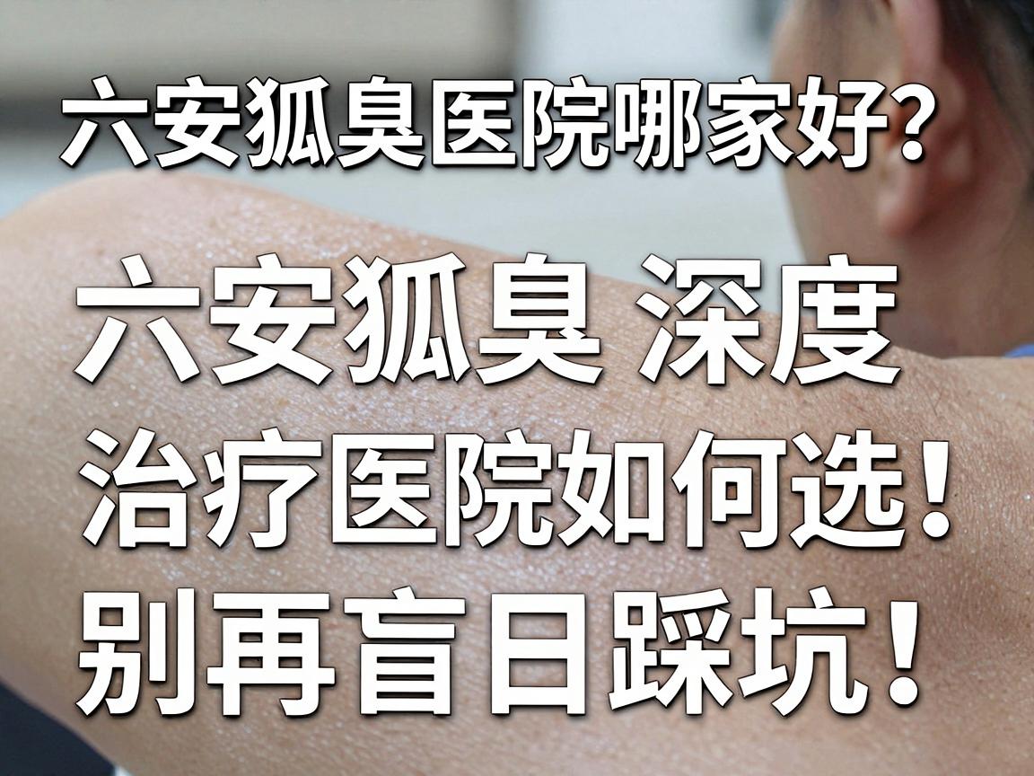 六安狐臭医院哪家好？深度解析六安狐臭治疗医院如何选，别再盲目踩坑！
