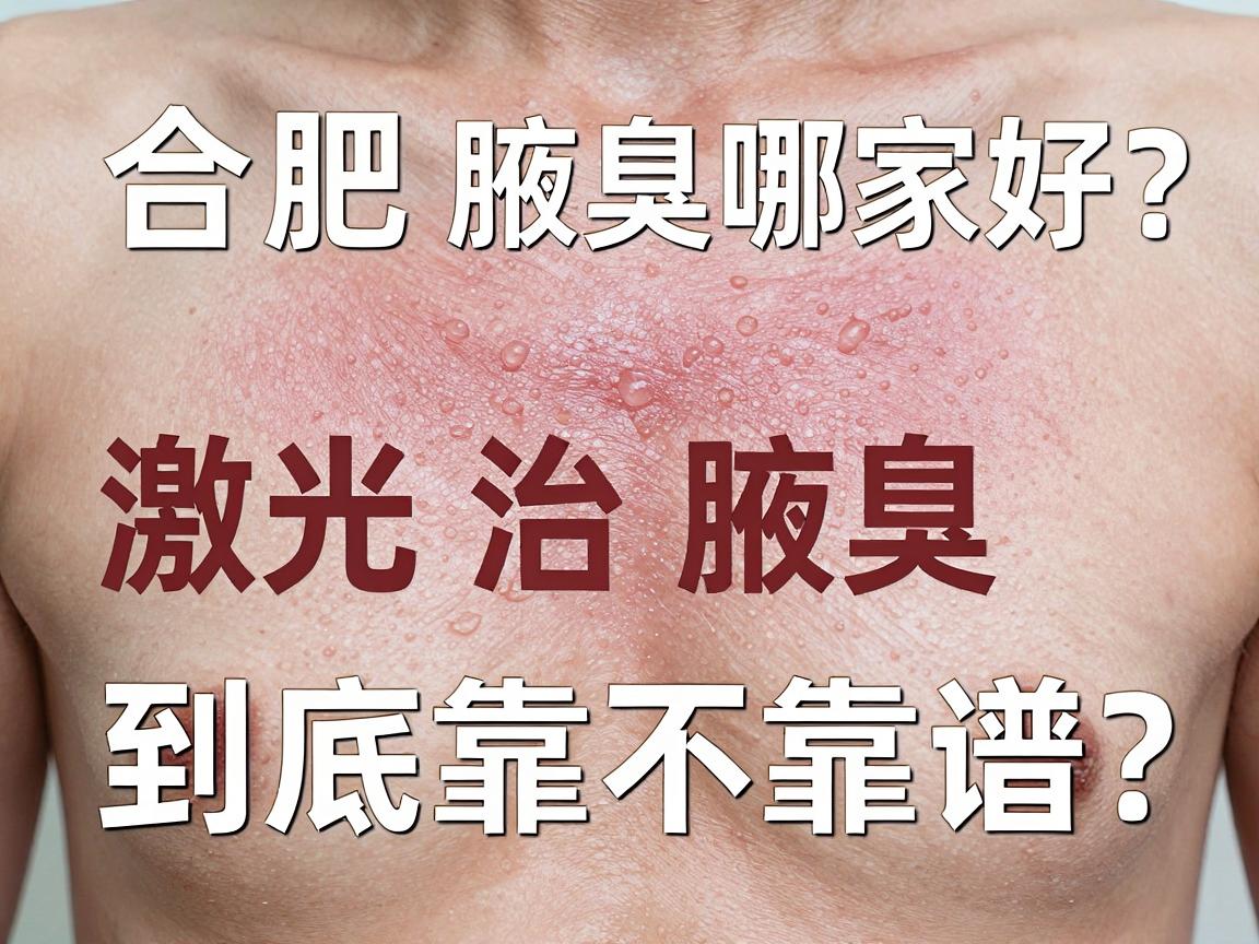 合肥腋臭医院哪家好？激光治腋臭到底靠不靠谱？合肥这些医院激光治腋臭有门道