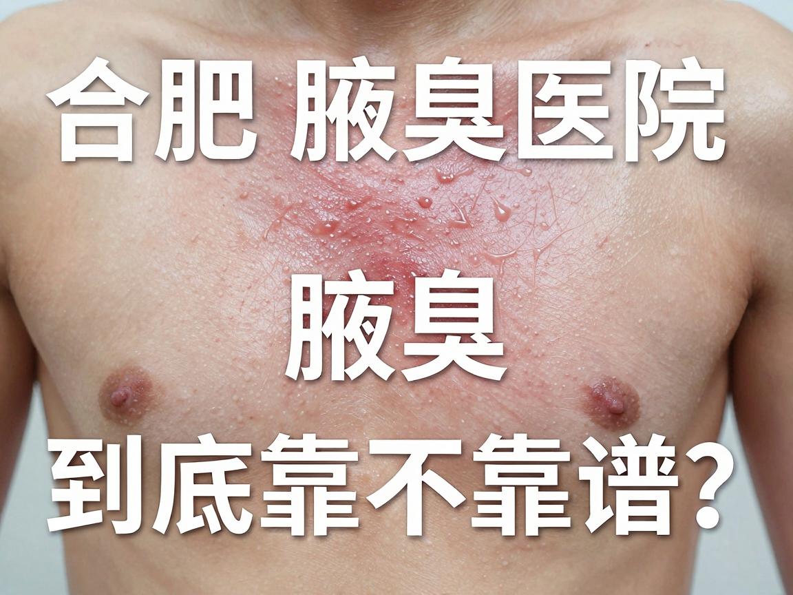 合肥腋臭医院哪家好？激光治腋臭到底靠不靠谱？合肥这些医院激光治腋臭有门道