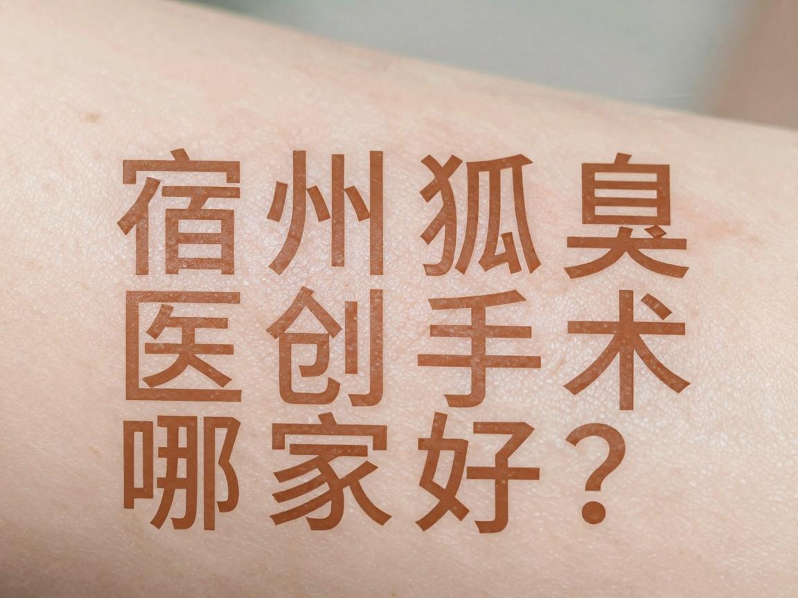 宿州狐臭微创手术哪家好?宿州狐臭手术选对医院是关键 宿州狐臭微创手术哪家好?宿州狐臭手术选对医院是关键