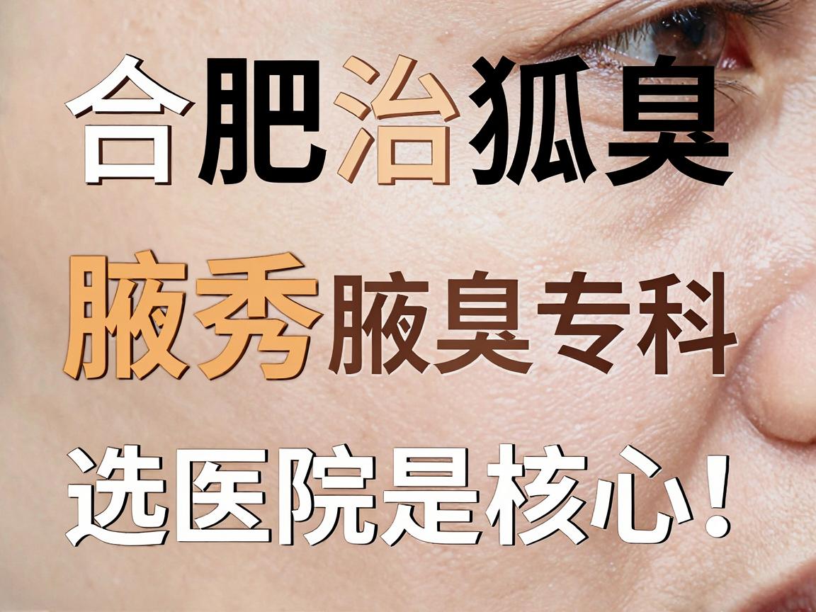 合肥治狐臭,选对医院是核心!合肥腋秀腋臭专科核心优势解析 合肥治狐臭,选对医院是核心!合肥腋秀腋臭专科核心优势解析