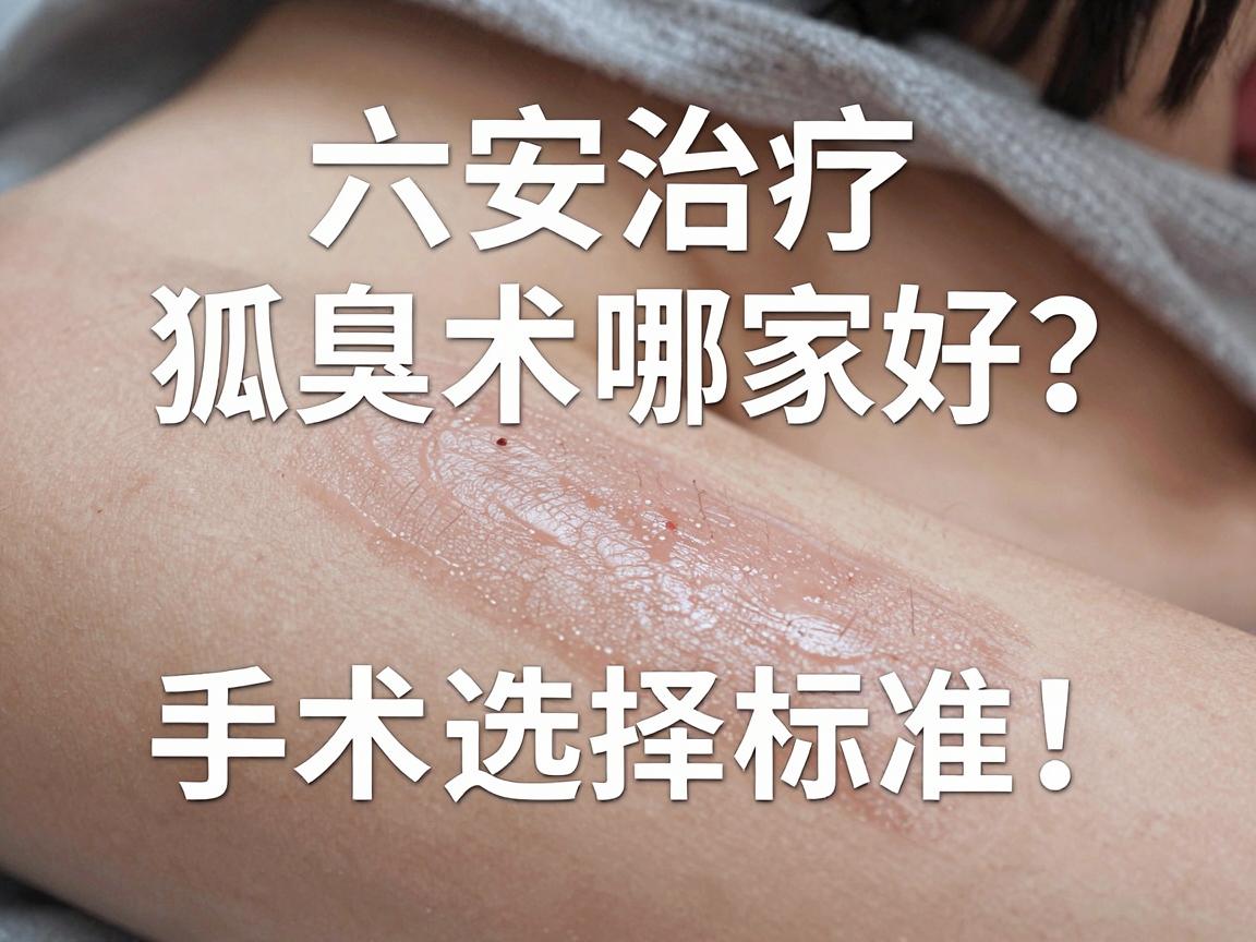 六安治疗狐臭手术哪家好?深度解析手术选择标准,避免踩坑 六安治疗狐臭手术哪家好?深度解析手术选择标准,避免踩坑