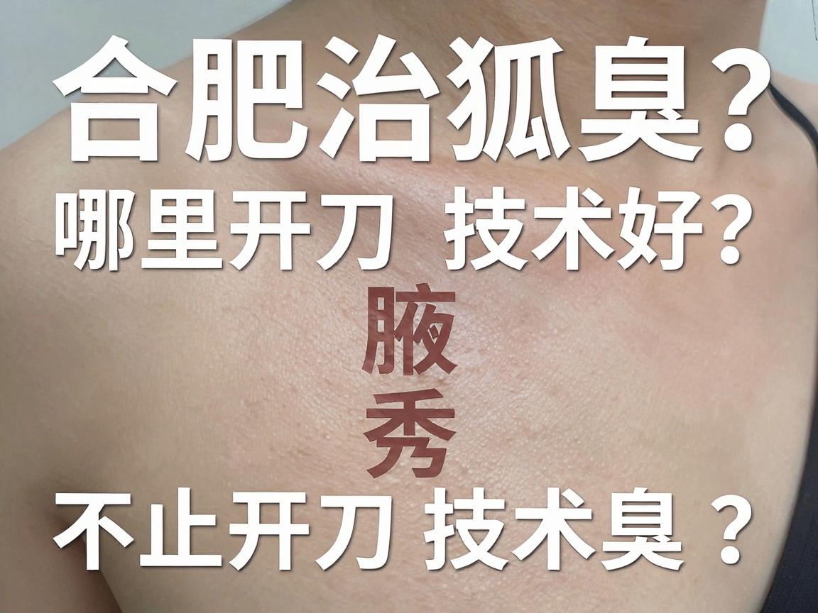 合肥治狐臭,哪里开刀技术好?合肥腋秀,专业祛臭,不止是开刀 合肥治狐臭,哪里开刀技术好?合肥腋秀,专业祛臭,不止是开刀