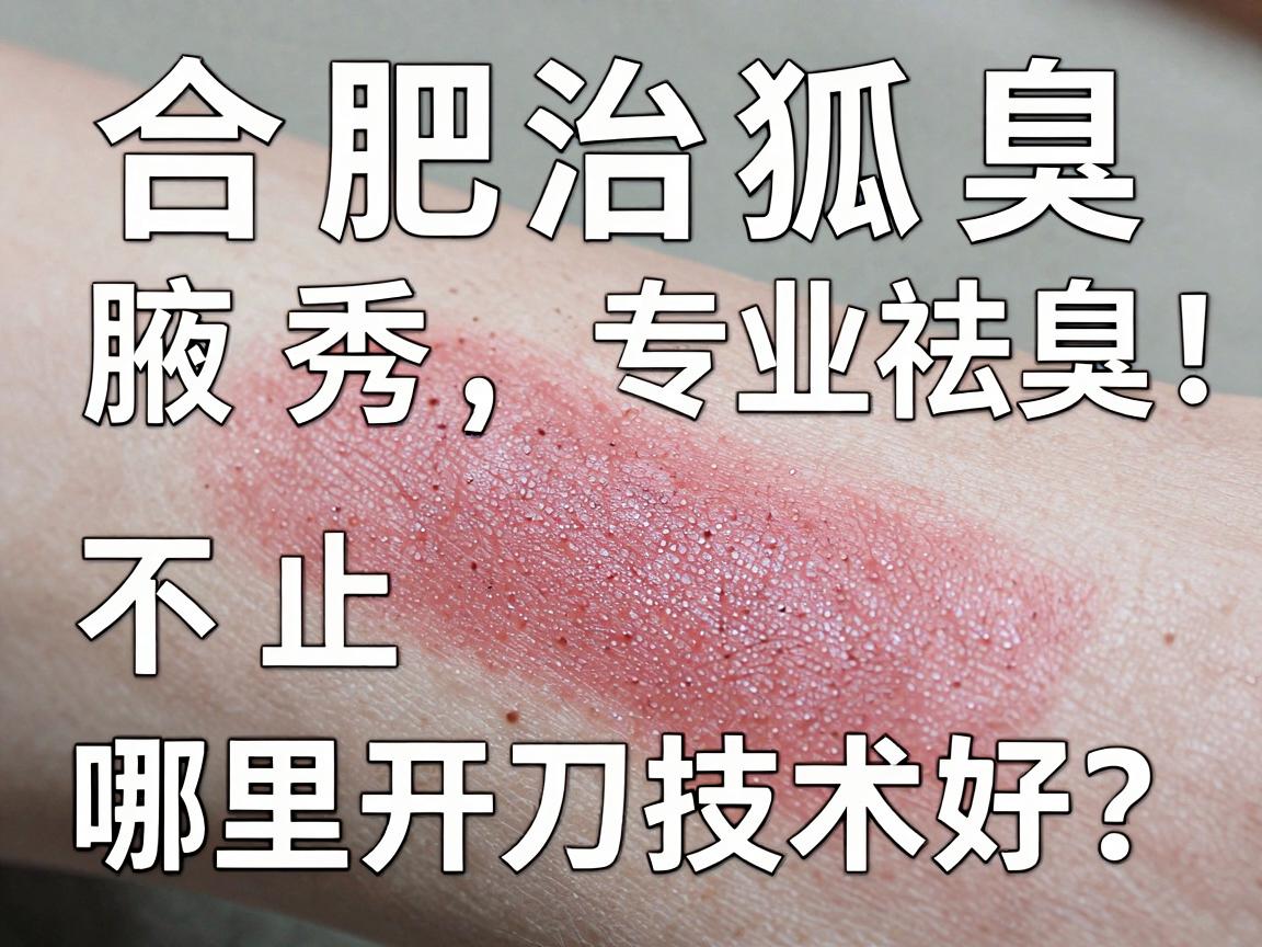 合肥治狐臭,哪里开刀技术好?合肥腋秀,专业祛臭,不止是开刀 合肥治狐臭,哪里开刀技术好?合肥腋秀,专业祛臭,不止是开刀