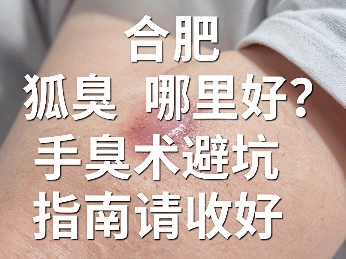合肥狐臭手术哪里好?这份狐臭手术避坑指南请收好 合肥狐臭手术哪里好?这份狐臭手术避坑指南请收好
