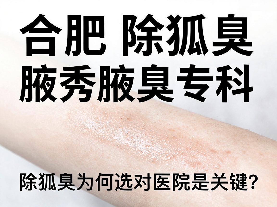 合肥除狐臭,腋秀腋臭专科,除狐臭为何选对医院是关键? 合肥除狐臭,腋秀腋臭专科,除狐臭为何选对医院是关键?