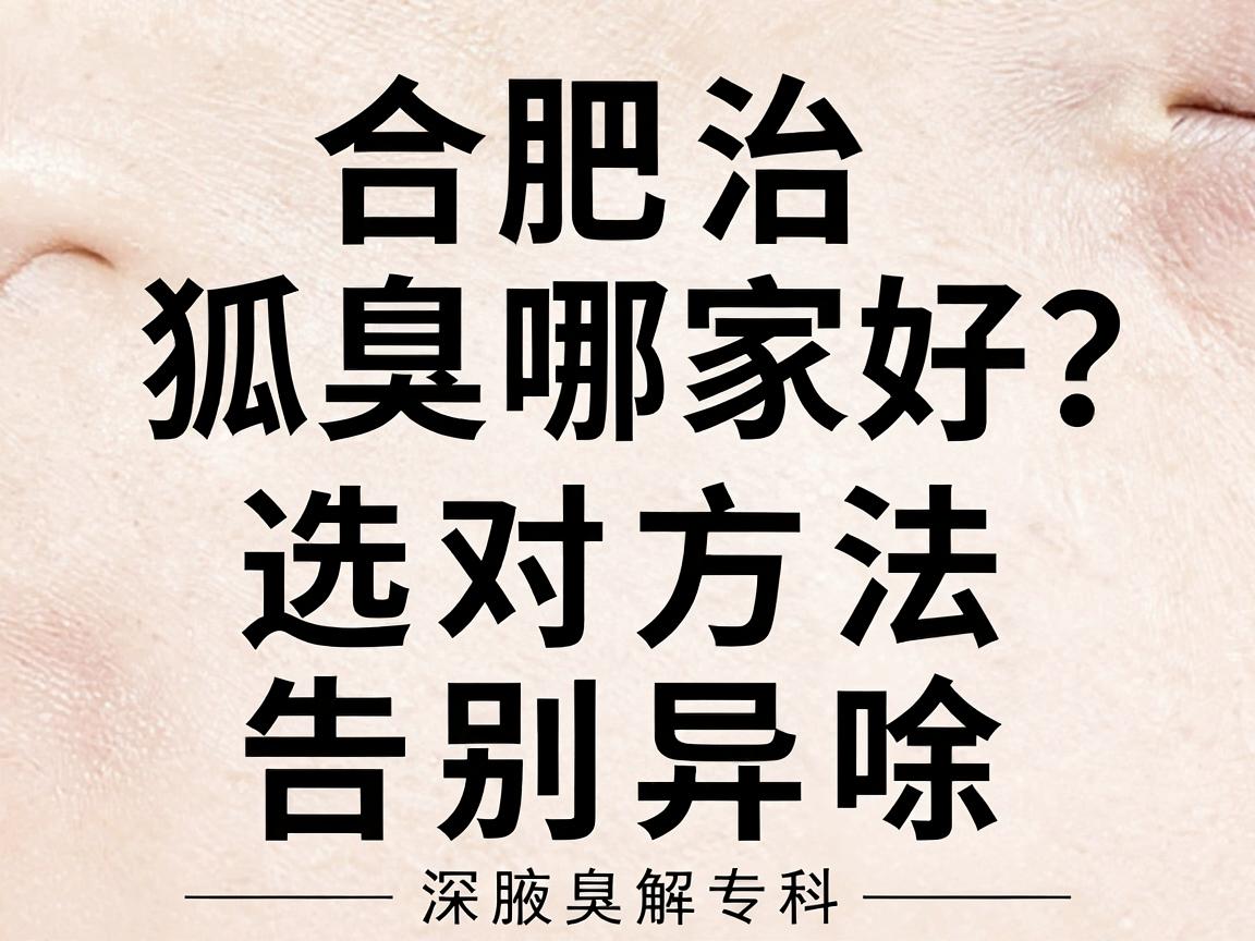 合肥治狐臭哪家好?选对方法,告别异味—合肥腋秀腋臭专科深度解析 合肥治狐臭哪家好?选对方法,告别异味—合肥腋秀腋臭专科深度解析