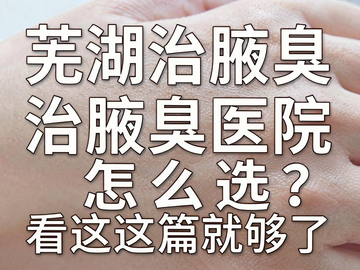 芜湖治腋臭,治腋臭医院怎么选?看这篇就够了 芜湖治腋臭,治腋臭医院怎么选?看这篇就够了