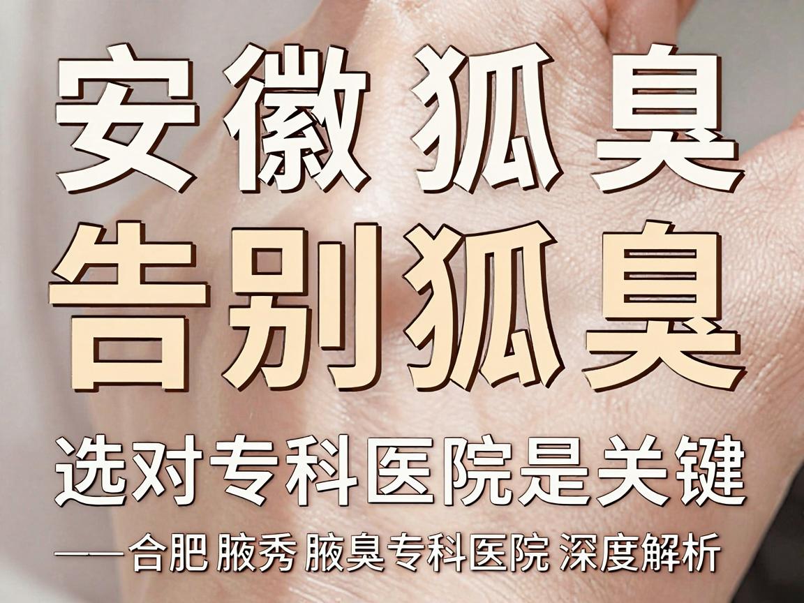 安徽狐臭专科医院,告别狐臭,选对专科医院是关键—合肥腋秀腋臭专科医院深度解析 安徽狐臭专科医院,告别狐臭,选对专科医院是关键—合肥腋秀腋臭专科医院深度解析