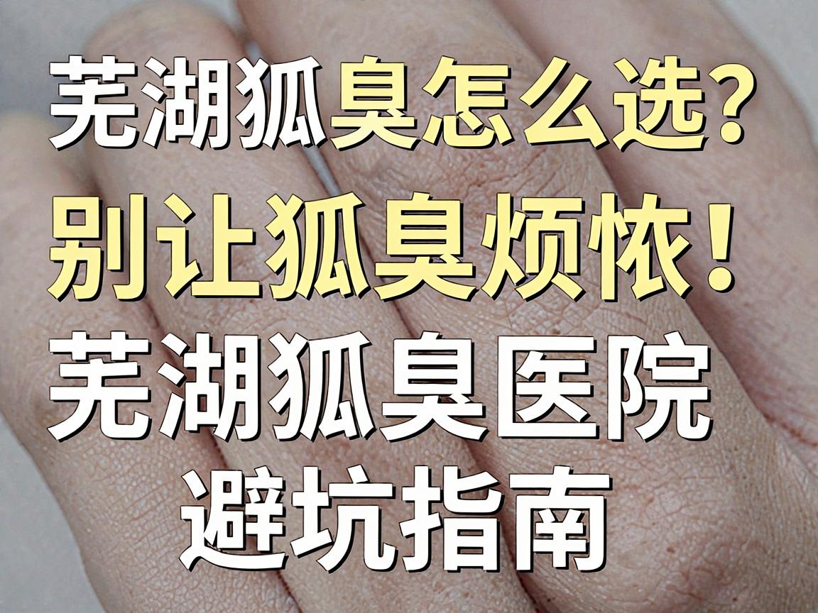 芜湖狐臭医院怎么选?别让狐臭烦恼,芜湖狐臭医院避坑指南 芜湖狐臭医院怎么选?别让狐臭烦恼,芜湖狐臭医院避坑指南