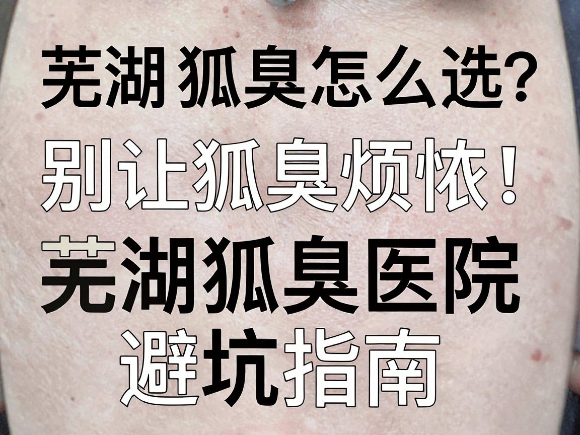 芜湖狐臭医院怎么选?别让狐臭烦恼,芜湖狐臭医院避坑指南 芜湖狐臭医院怎么选?别让狐臭烦恼,芜湖狐臭医院避坑指南