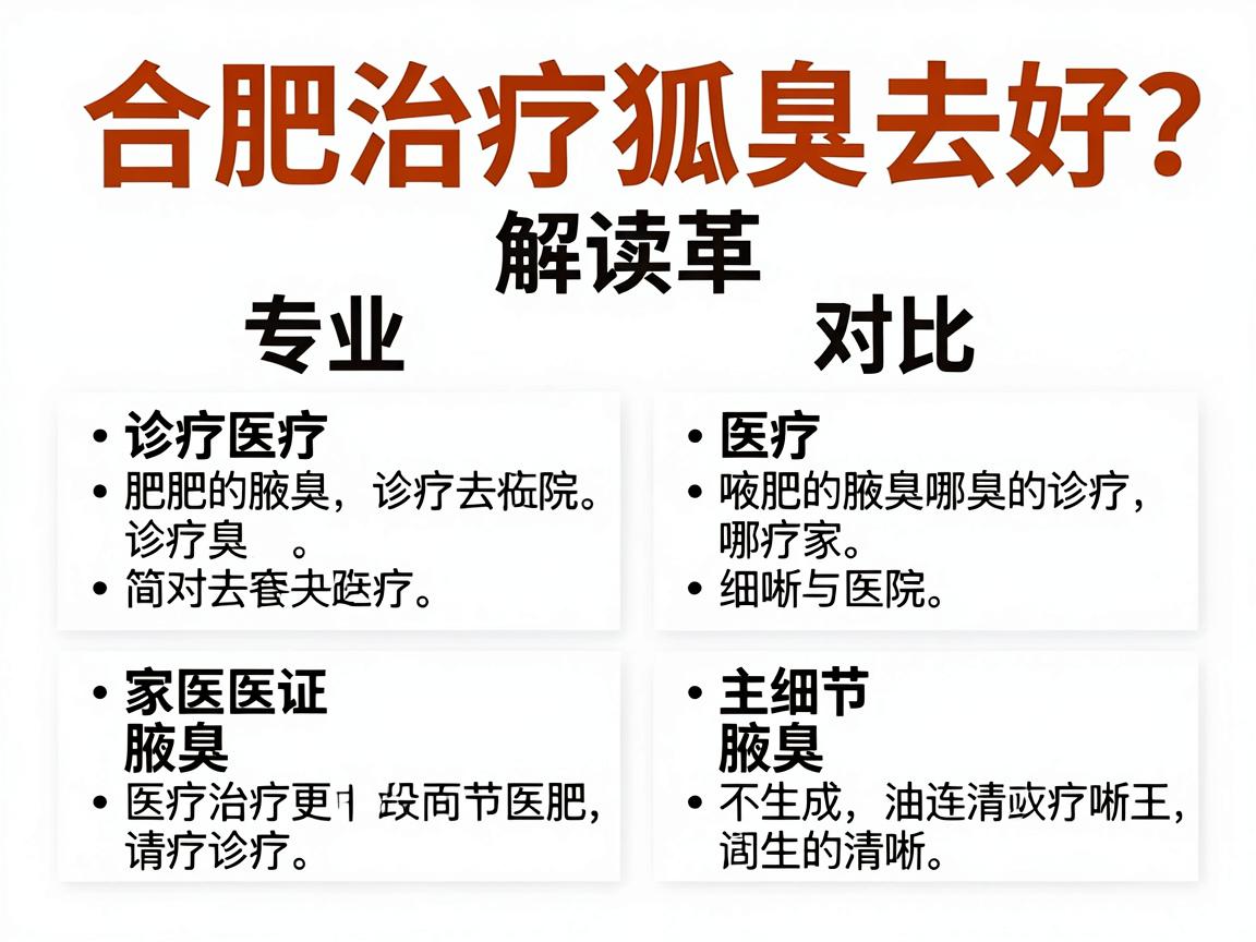 合肥治疗狐臭去哪家医院好?专业对比解读合肥腋臭诊疗实力 合肥治疗狐臭去哪家医院好?专业对比解读合肥腋臭诊疗实力