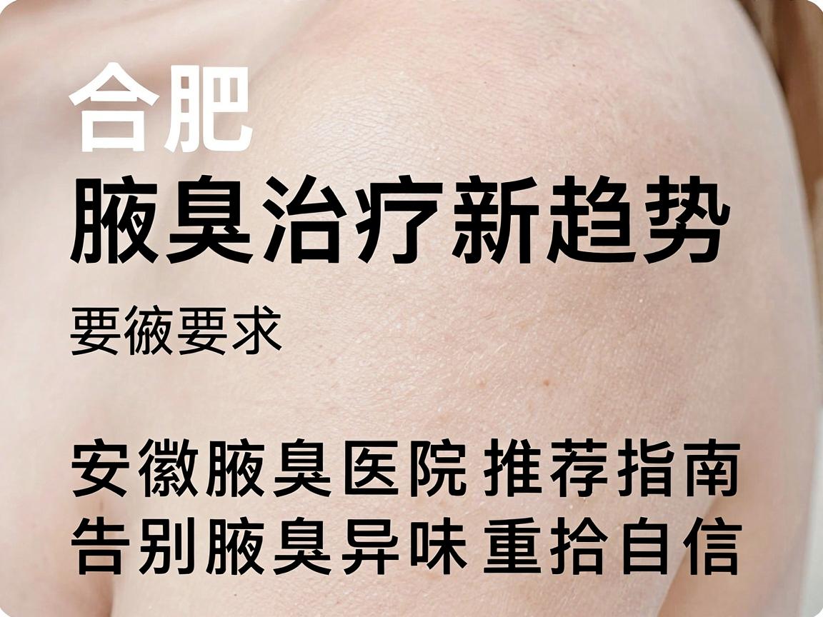 合肥腋臭治疗新趋势,安徽腋臭医院推荐指南,告别腋臭异味重拾自信 合肥腋臭治疗新趋势,安徽腋臭医院推荐指南,告别腋臭异味重拾自信