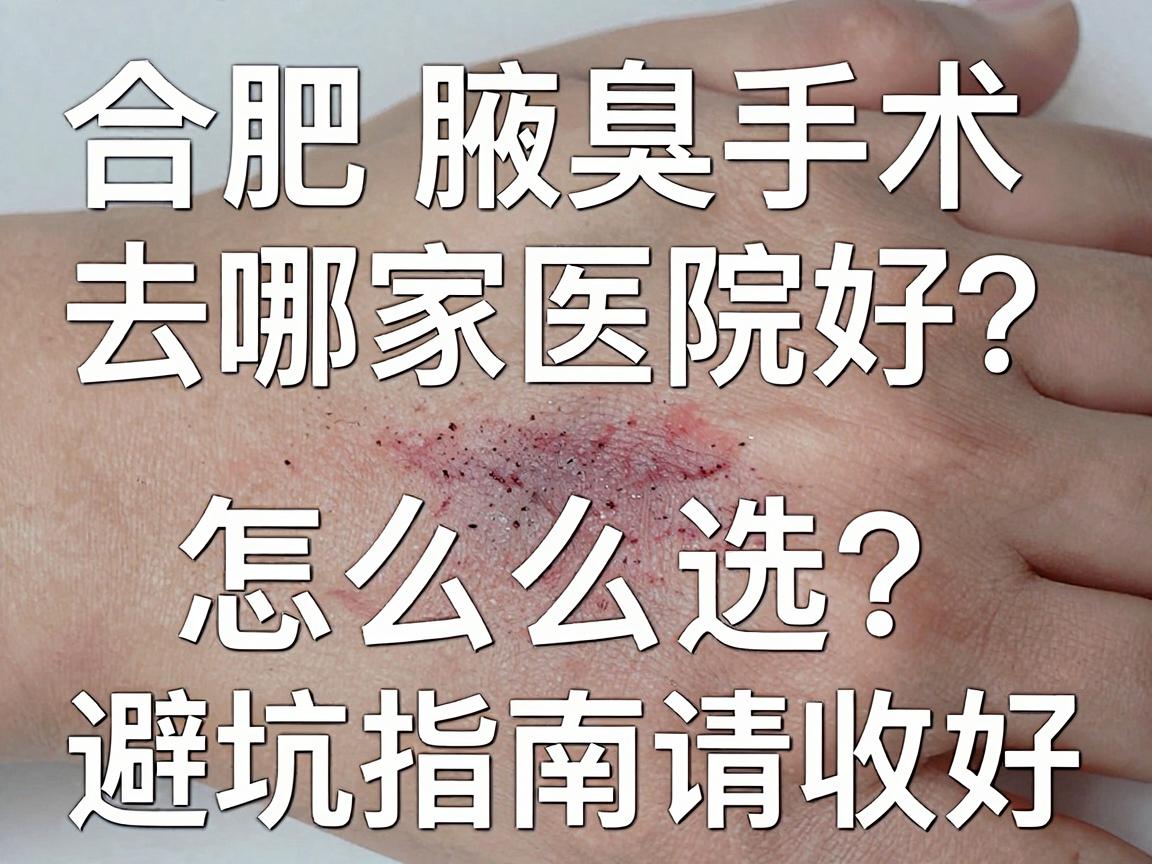 合肥腋臭手术去哪家医院好?合肥腋臭治疗医院怎么选?这份避坑指南请收好 合肥腋臭手术去哪家医院好?合肥腋臭治疗医院怎么选?这份避坑指南请收好