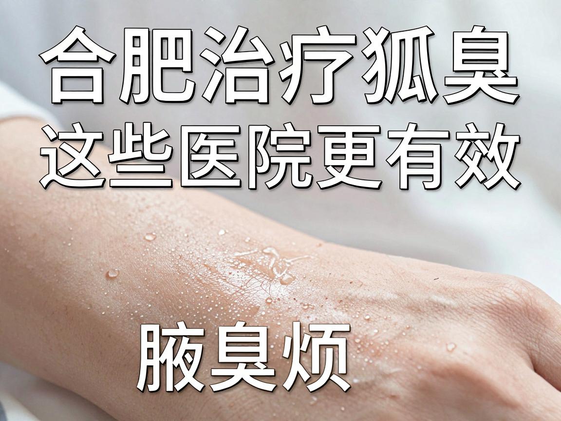 合肥治疗狐臭,这些医院更有效,告别腋臭烦恼的详细攻略 合肥治疗狐臭,这些医院更有效,告别腋臭烦恼的详细攻略