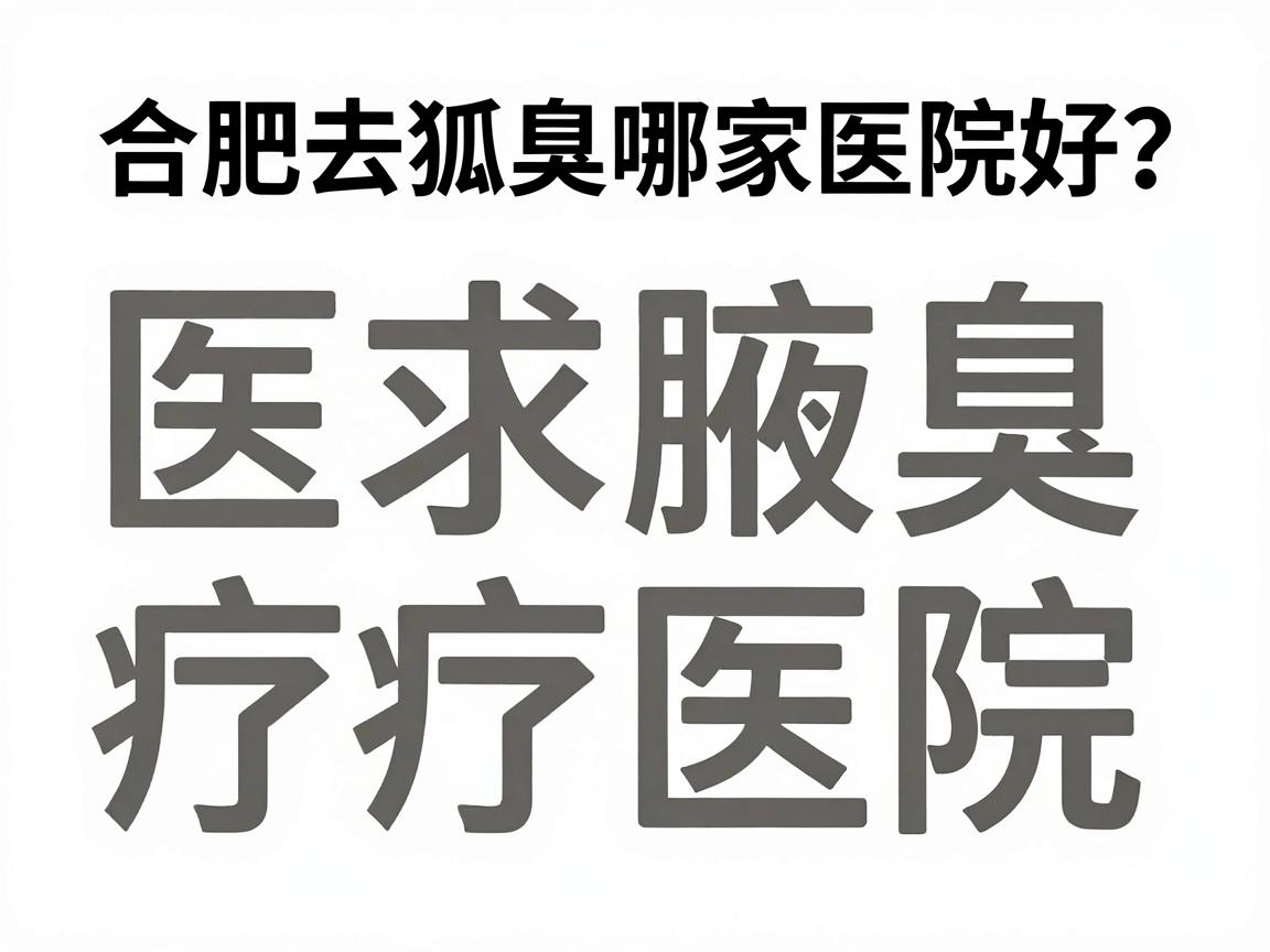 合肥去狐臭哪家医院好?专业解析合肥腋臭治疗医院选择要点 合肥去狐臭哪家医院好?专业解析合肥腋臭治疗医院选择要点