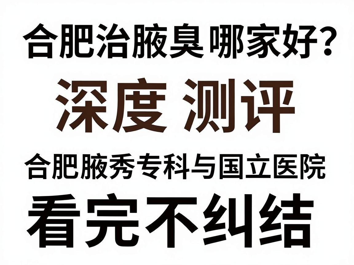 合肥治腋臭哪家好?深度测评合肥腋秀腋臭专科与国立医院,看完不纠结 合肥治腋臭哪家好?深度测评合肥腋秀腋臭专科与国立医院,看完不纠结