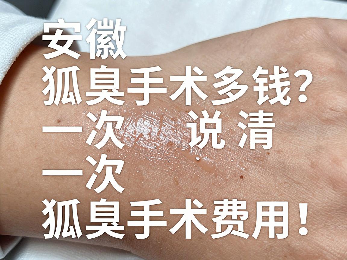 安徽狐臭手术多少钱?一次说清狐臭手术费用,避免踩坑! 安徽狐臭手术多少钱?一次说清狐臭手术费用,避免踩坑!