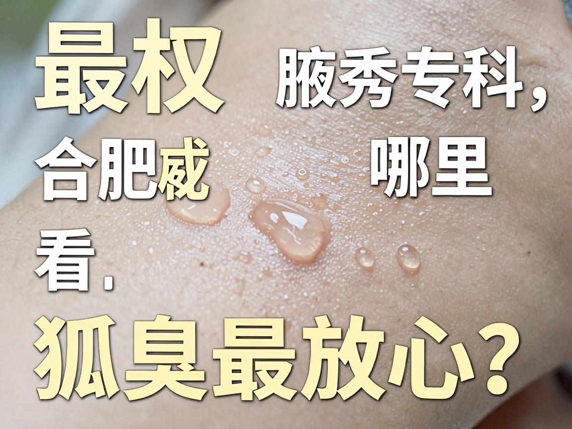 最权威合肥哪里看狐臭最放心?揭秘腋秀专科的破局疗法 最权威合肥哪里看狐臭最放心?揭秘腋秀专科的破局疗法