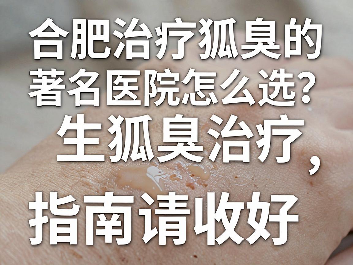 合肥治疗狐臭的著名医院怎么选?这份合肥狐臭治疗指南请收好 合肥治疗狐臭的著名医院怎么选?这份合肥狐臭治疗指南请收好