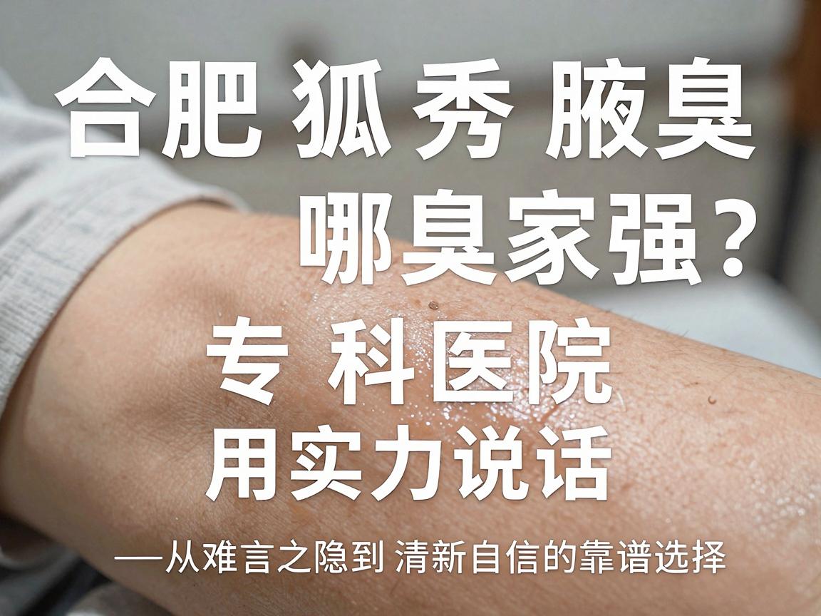 合肥狐臭手术哪家强?合肥腋秀腋臭专科医院用实力说话—从难言之隐到清新自信的靠谱选择 合肥狐臭手术哪家强?合肥腋秀腋臭专科医院用实力说话—从难言之隐到清新自信的靠谱选择