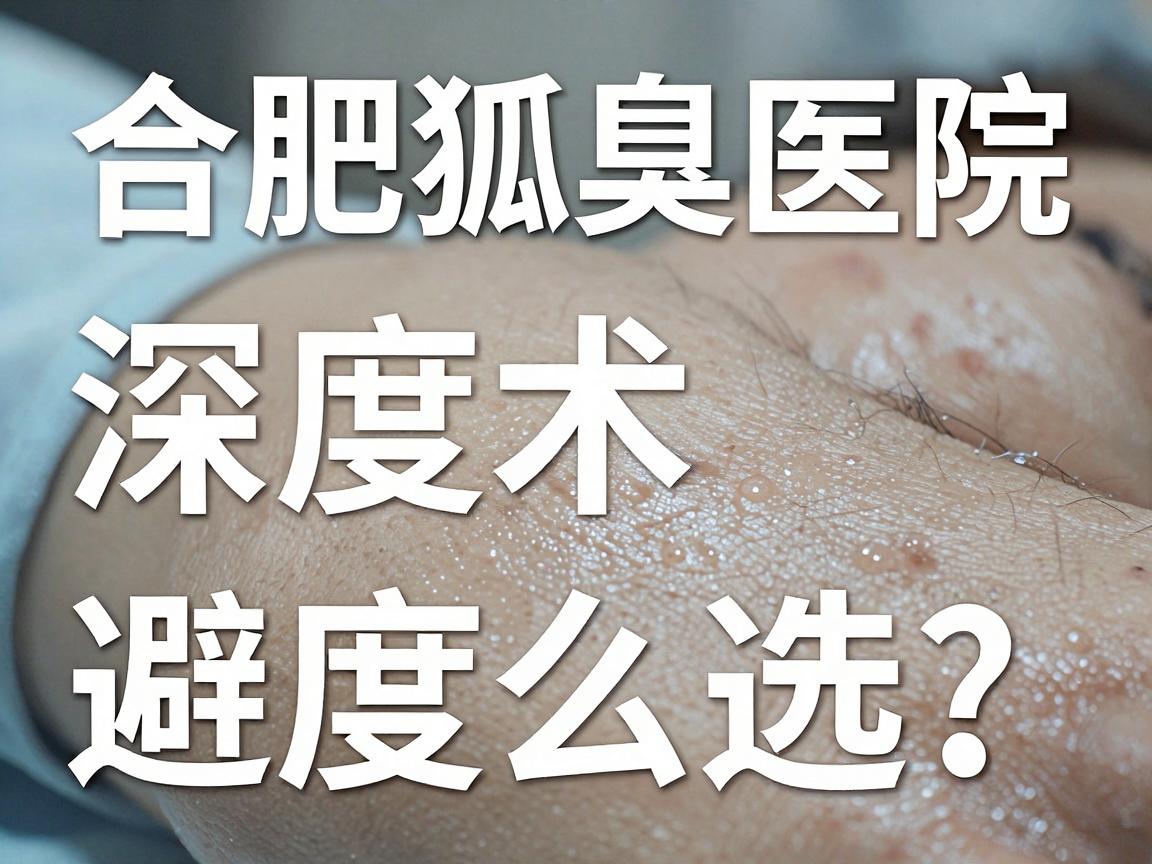 合肥狐臭净手术医院怎么选?这3家合肥狐臭医院深度对比,避开套路! 合肥狐臭净手术医院怎么选?这3家合肥狐臭医院深度对比,避开套路!