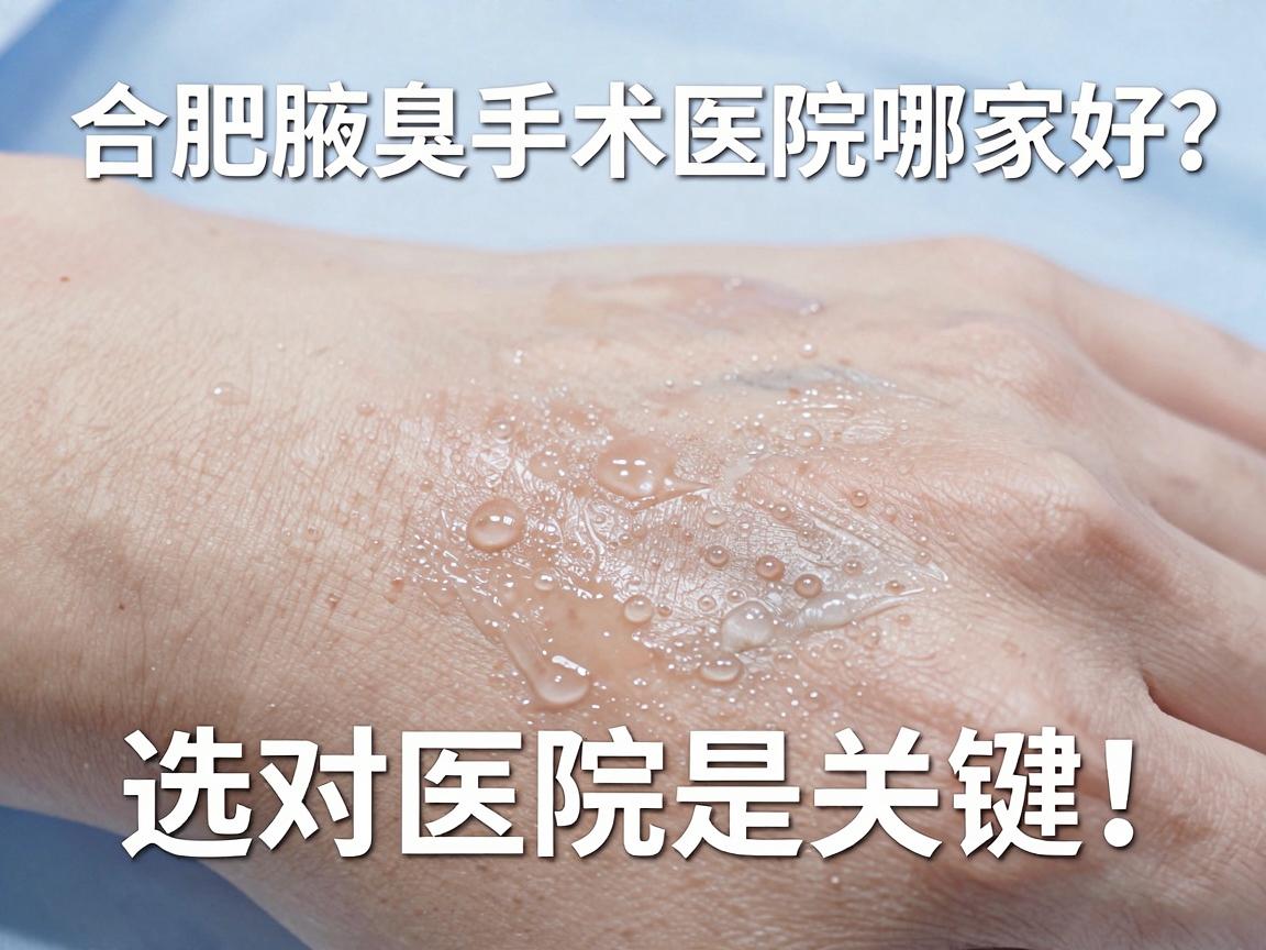 合肥腋臭手术医院哪家好?合肥腋臭专科医生告诉你,选对医院是关键! 合肥腋臭手术医院哪家好?合肥腋臭专科医生告诉你,选对医院是关键!