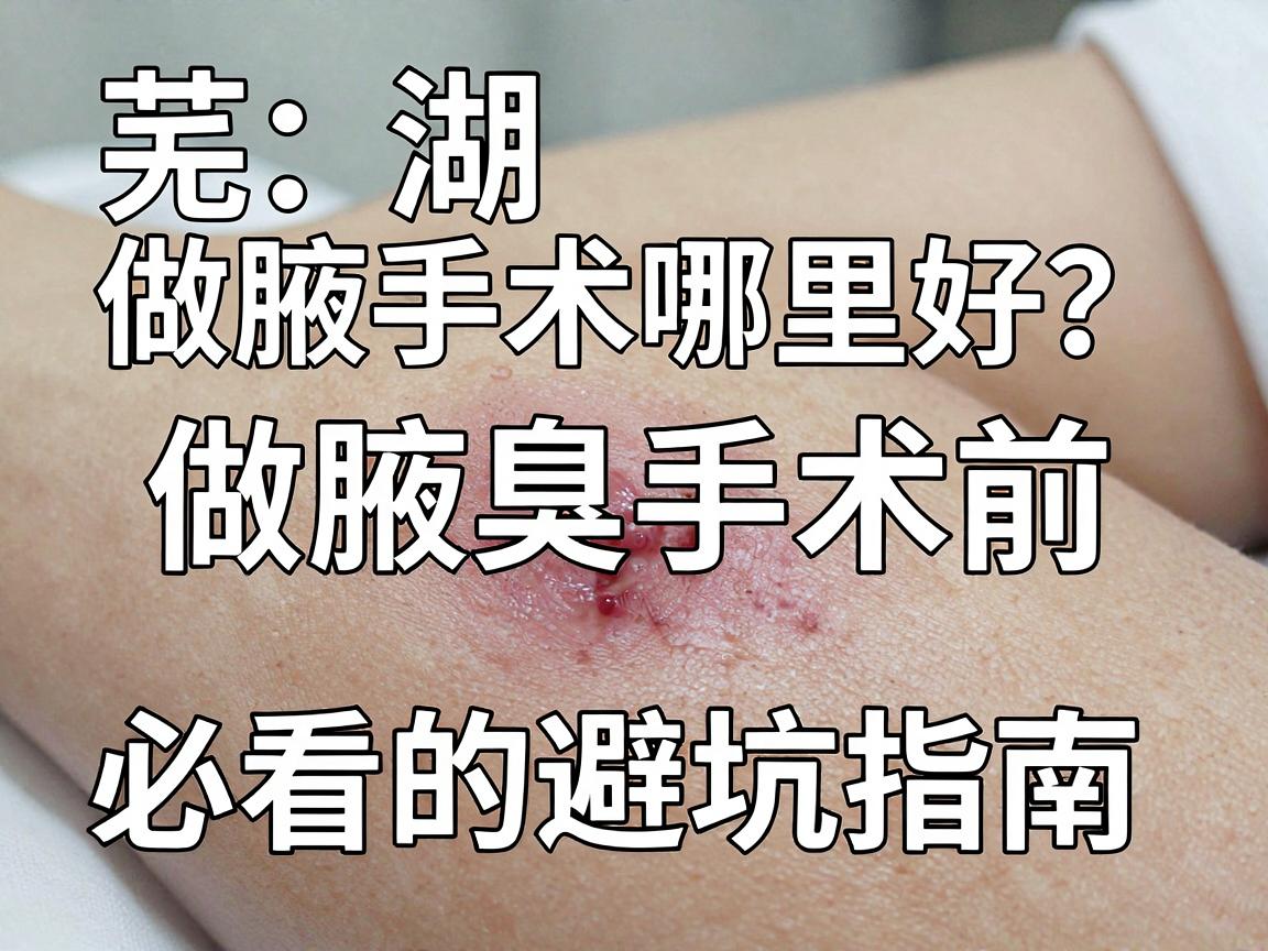 芜湖做腋臭手术哪里好?做腋臭手术前必看的避坑指南 芜湖做腋臭手术哪里好?做腋臭手术前必看的避坑指南