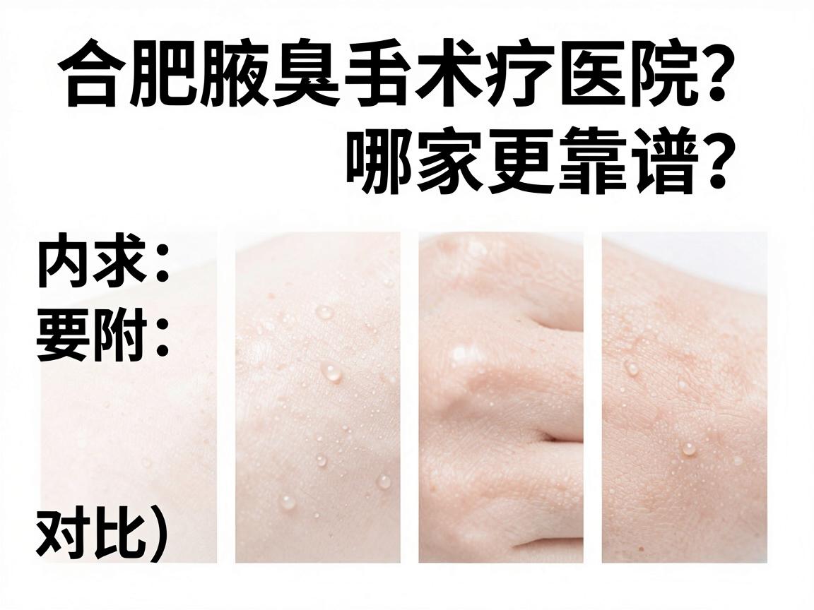 合肥腋臭手术医院怎么选?合肥腋臭治疗医院哪家更靠谱?内附对比) 合肥腋臭手术医院怎么选?合肥腋臭治疗医院哪家更靠谱?内附对比)