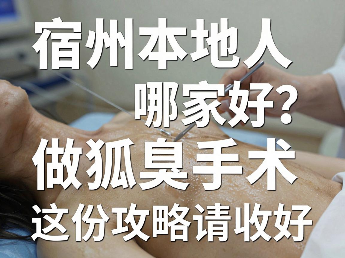 宿州狐臭手术哪家好?宿州本地人做狐臭手术,这份攻略请收好 宿州狐臭手术哪家好?宿州本地人做狐臭手术,这份攻略请收好
