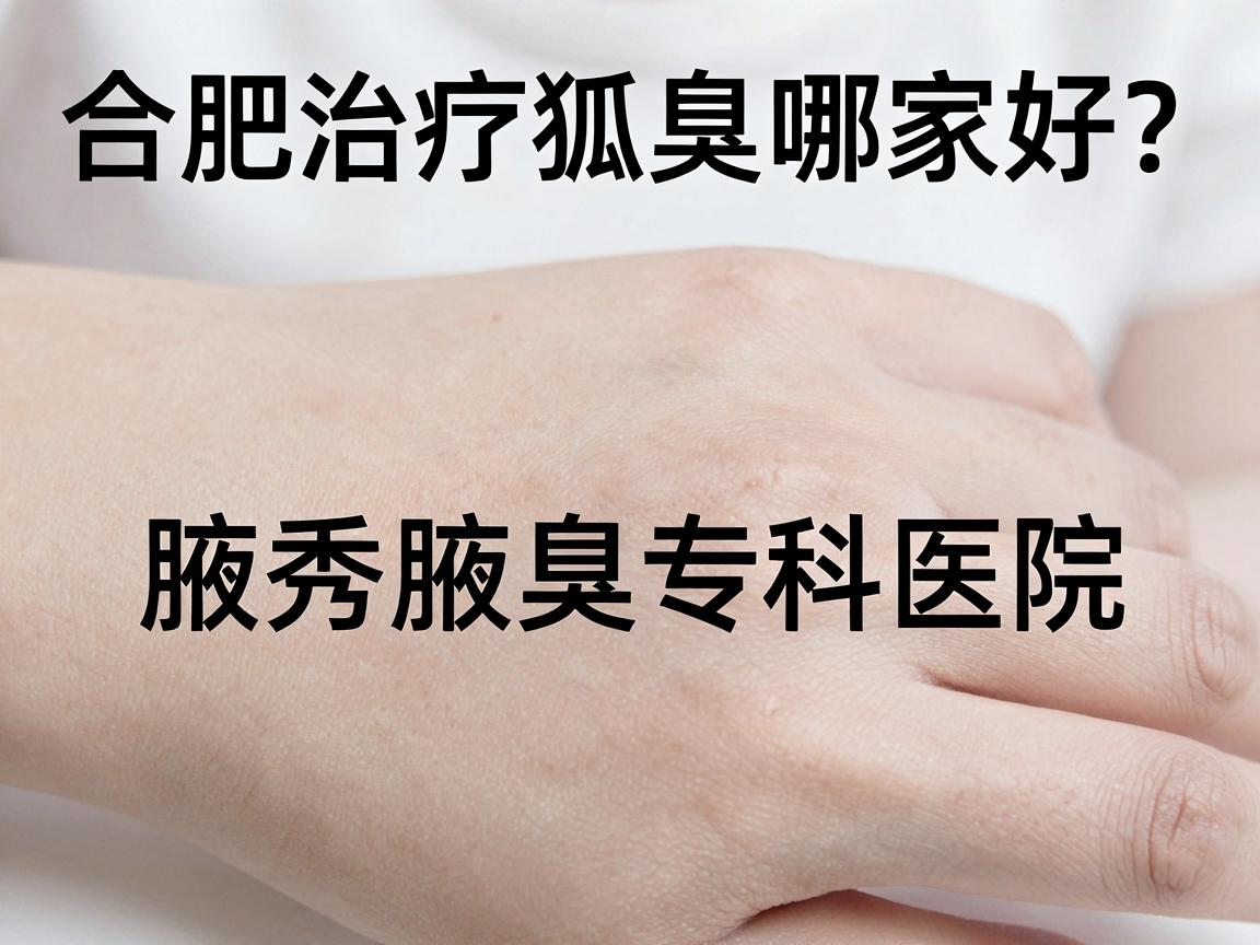 合肥治疗狐臭哪家好?合肥腋秀腋臭专科医院,专业解决狐臭问题 合肥治疗狐臭哪家好?合肥腋秀腋臭专科医院,专业解决狐臭问题