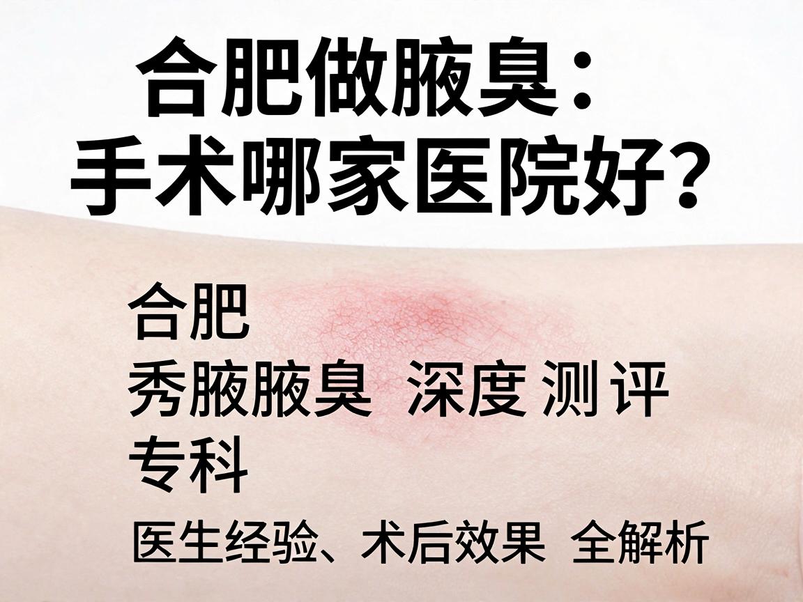 合肥做腋臭手术哪家医院好?合肥腋秀腋臭专科深度测评,手术技术、医生经验、术后效果全解析 合肥做腋臭手术哪家医院好?合肥腋秀腋臭专科深度测评,手术技术、医生经验、术后效果全解析