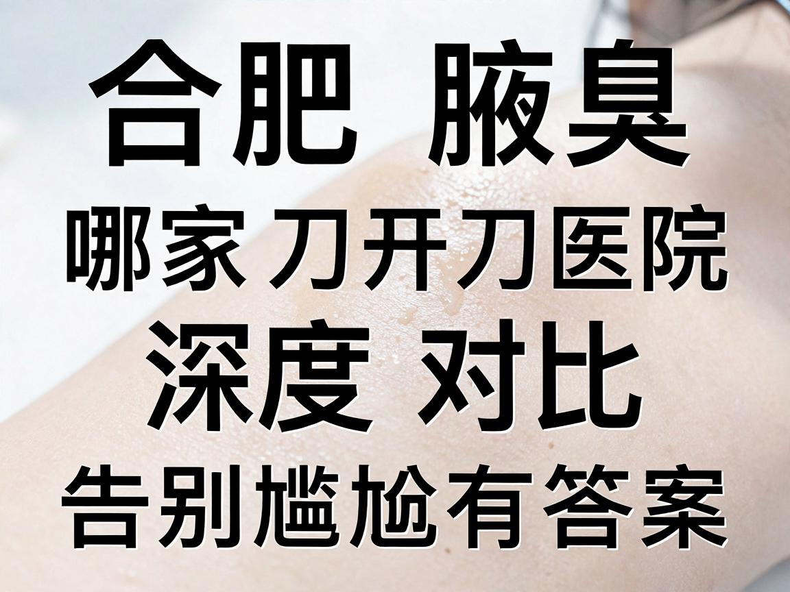 合肥腋臭开刀哪家医院好?合肥腋臭开刀医院深度对比,告别尴尬有答案 合肥腋臭开刀哪家医院好?合肥腋臭开刀医院深度对比,告别尴尬有答案