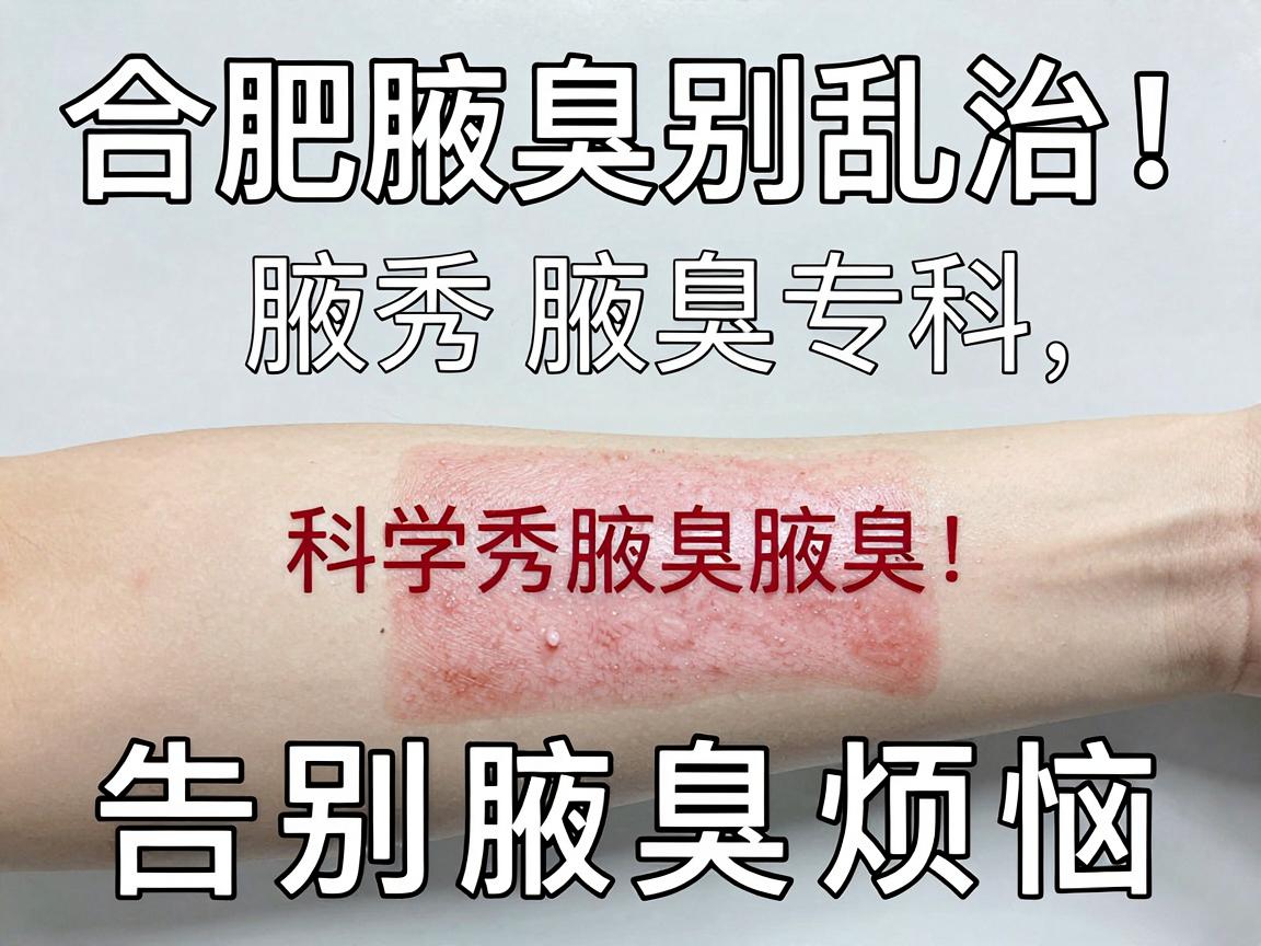 合肥腋臭别乱治!腋秀腋臭专科,科学祛腋臭,告别腋臭烦恼 合肥腋臭别乱治!腋秀腋臭专科,科学祛腋臭,告别腋臭烦恼