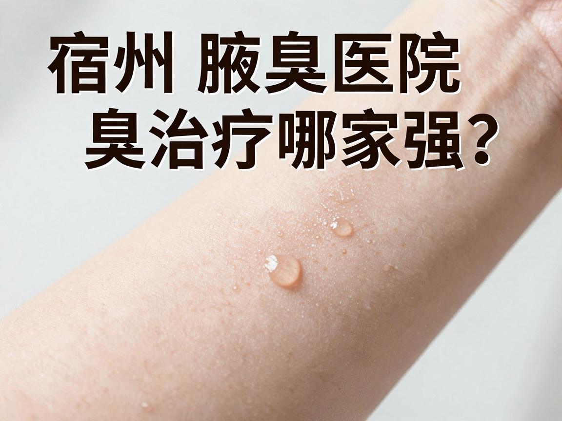 宿州腋臭治疗哪家强?宿州腋臭医院选择攻略与护理指南 宿州腋臭治疗哪家强?宿州腋臭医院选择攻略与护理指南