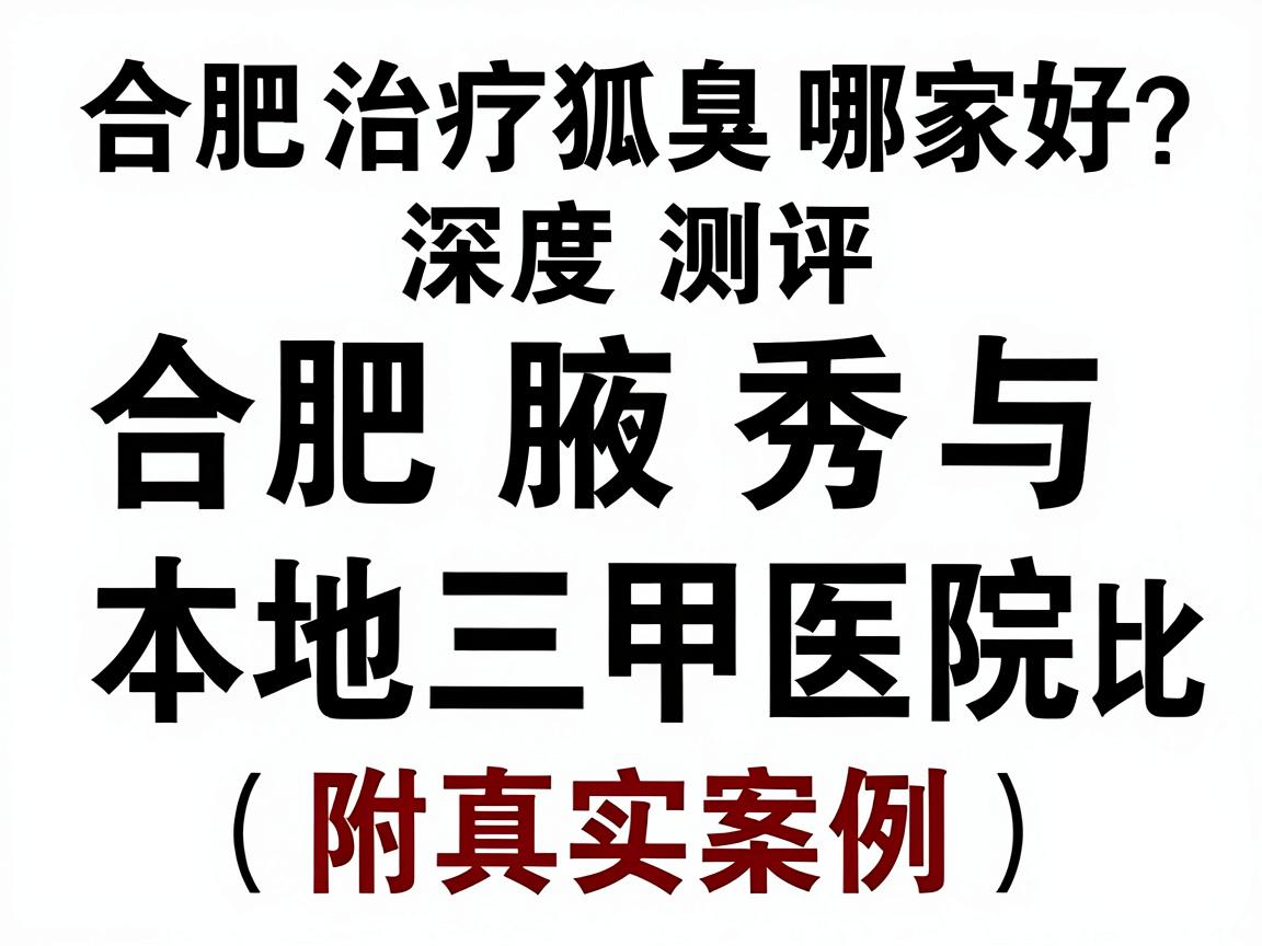 合肥治疗狐臭医院哪家好?深度测评合肥腋秀与本地三甲医院对比(附真实案例) 合肥治疗狐臭医院哪家好?深度测评合肥腋秀与本地三甲医院对比(附真实案例)