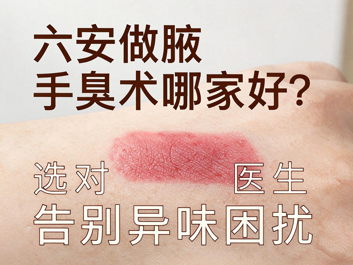 六安做腋臭手术哪家好?选对医院和医生,告别异味困扰 六安做腋臭手术哪家好?选对医院和医生,告别异味困扰