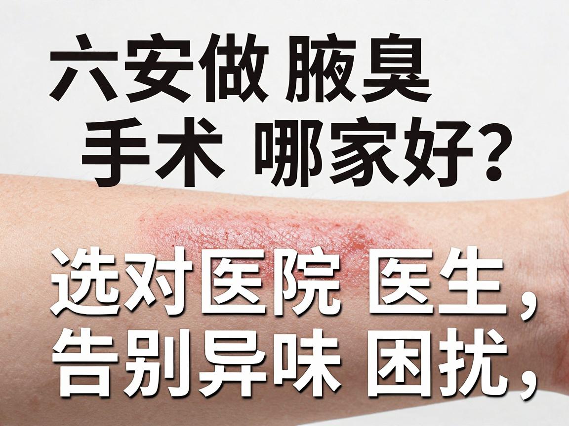 六安做腋臭手术哪家好?选对医院和医生,告别异味困扰 六安做腋臭手术哪家好?选对医院和医生,告别异味困扰