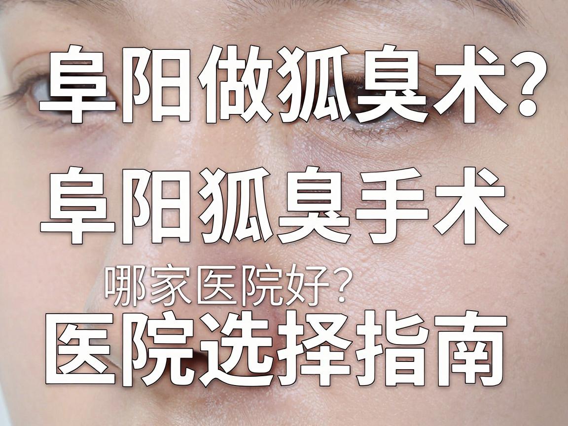 阜阳做狐臭术哪家医院好?阜阳狐臭手术医院选择指南 阜阳做狐臭术哪家医院好?阜阳狐臭手术医院选择指南