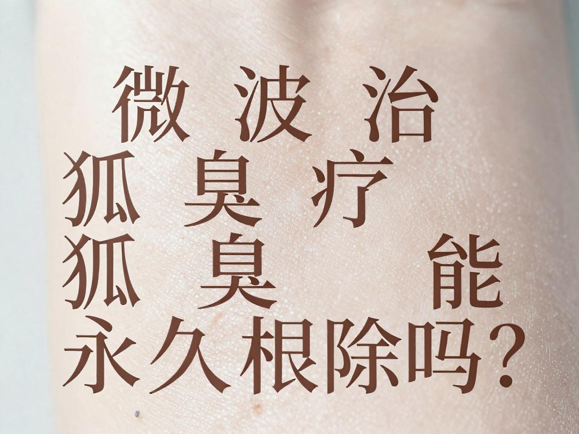 微波治疗狐臭能永久根除吗?深度解析微波根治狐臭的真相与误区 微波治疗狐臭能永久根除吗?深度解析微波根治狐臭的真相与误区