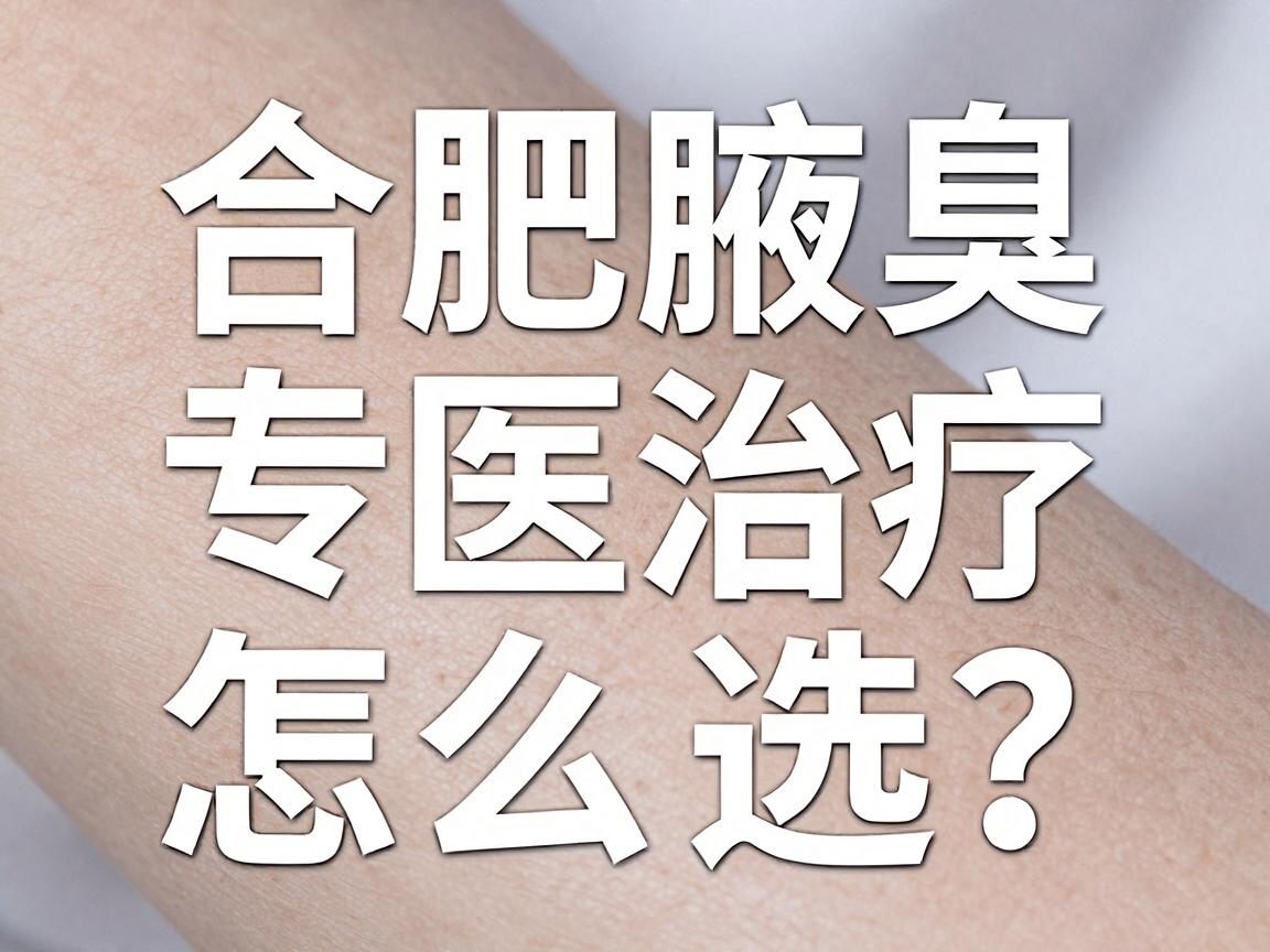 合肥腋臭治疗医院怎么选?合肥腋臭专科医院真实测评来了 合肥腋臭治疗医院怎么选?合肥腋臭专科医院真实测评来了