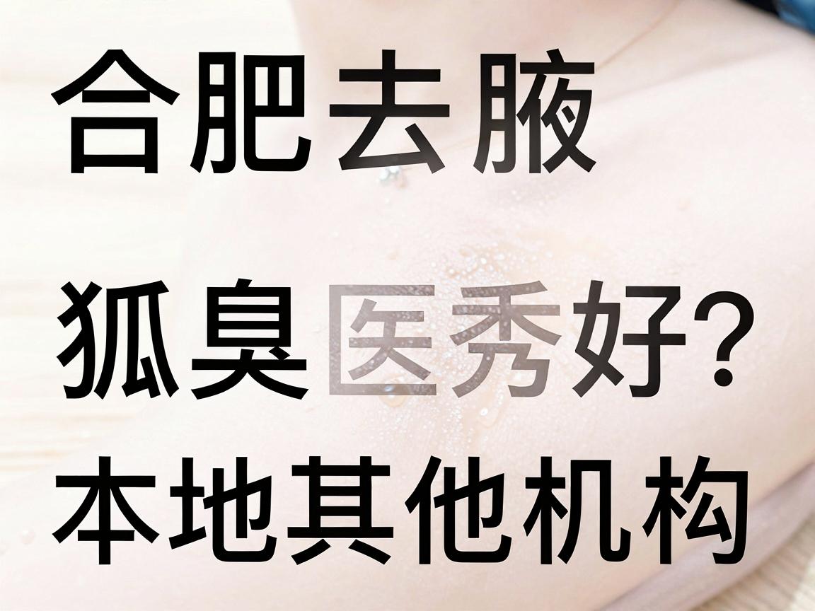 合肥去狐臭哪家医院好?深度对比合肥腋秀与本地其他机构,终结选择困难症 合肥去狐臭哪家医院好?深度对比合肥腋秀与本地其他机构,终结选择困难症