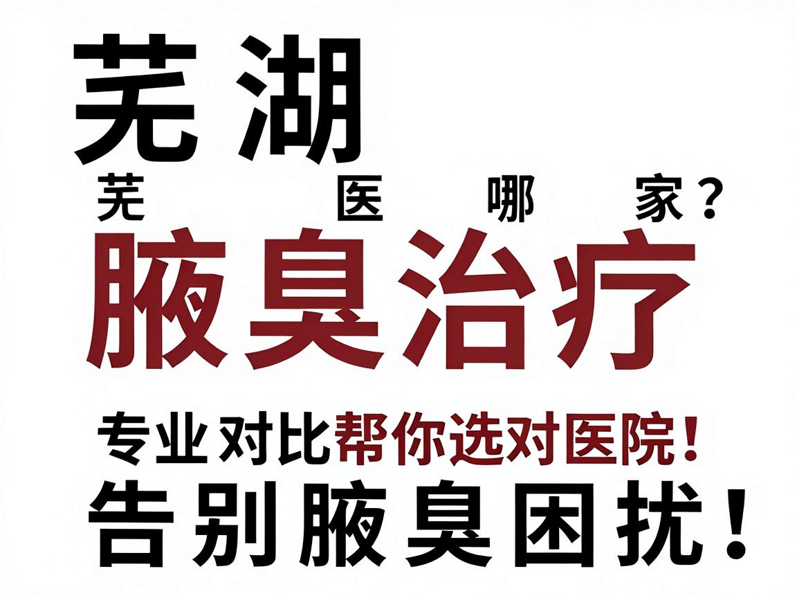 芜湖腋臭治疗医院哪家好?专业对比帮你选对医院,告别腋臭困扰 芜湖腋臭治疗医院哪家好?专业对比帮你选对医院,告别腋臭困扰