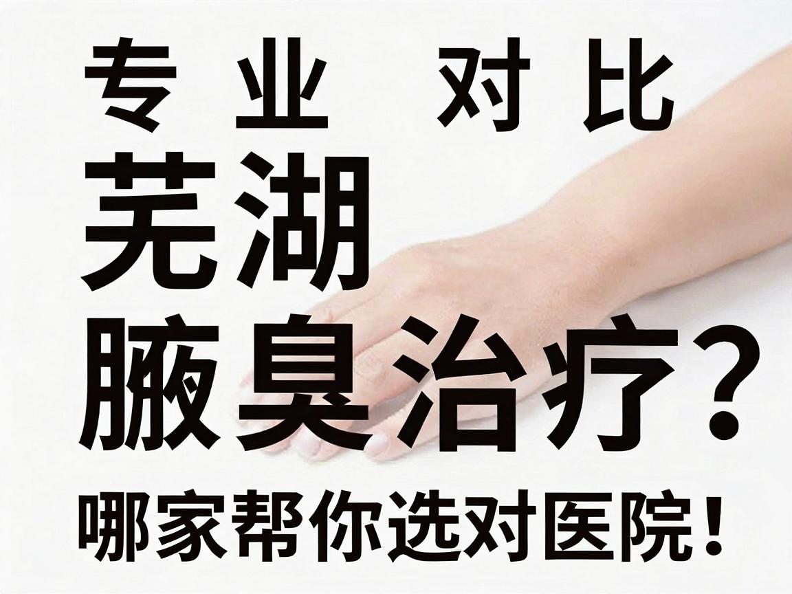 芜湖腋臭治疗医院哪家好?专业对比帮你选对医院,告别腋臭困扰 芜湖腋臭治疗医院哪家好?专业对比帮你选对医院,告别腋臭困扰