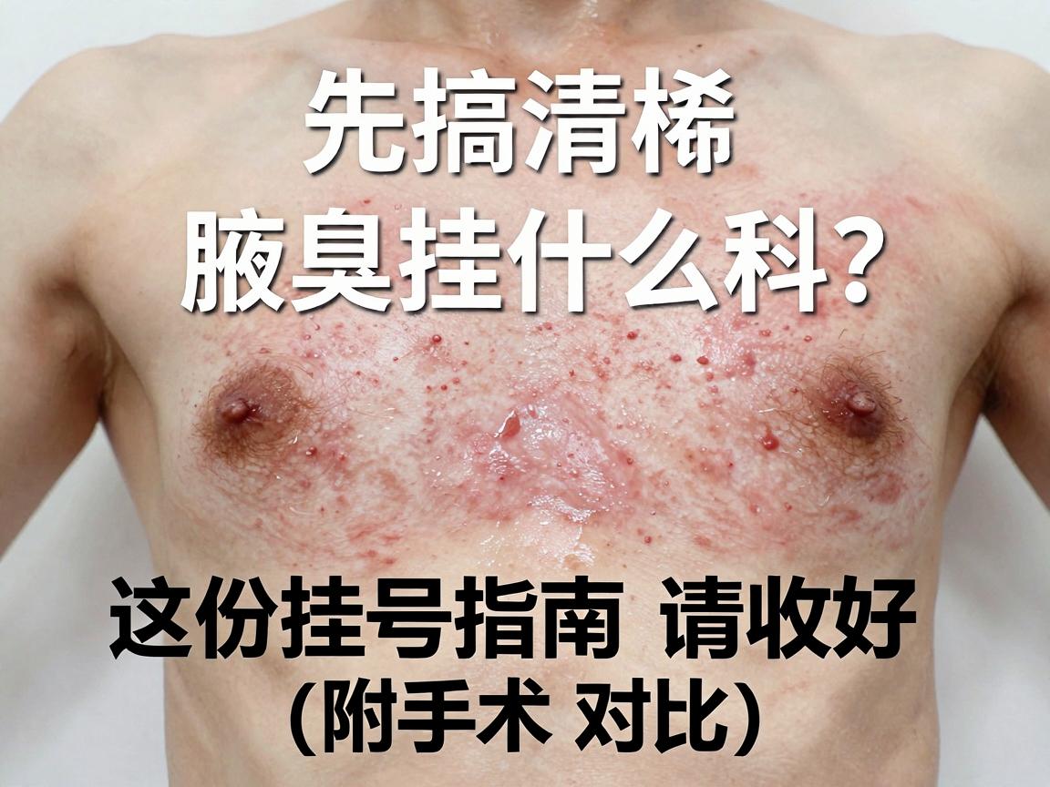 腋臭手术前,先搞清楚腋臭挂什么科?这份挂号指南请收好(附手术对比) 腋臭手术前,先搞清楚腋臭挂什么科?这份挂号指南请收好(附手术对比)
