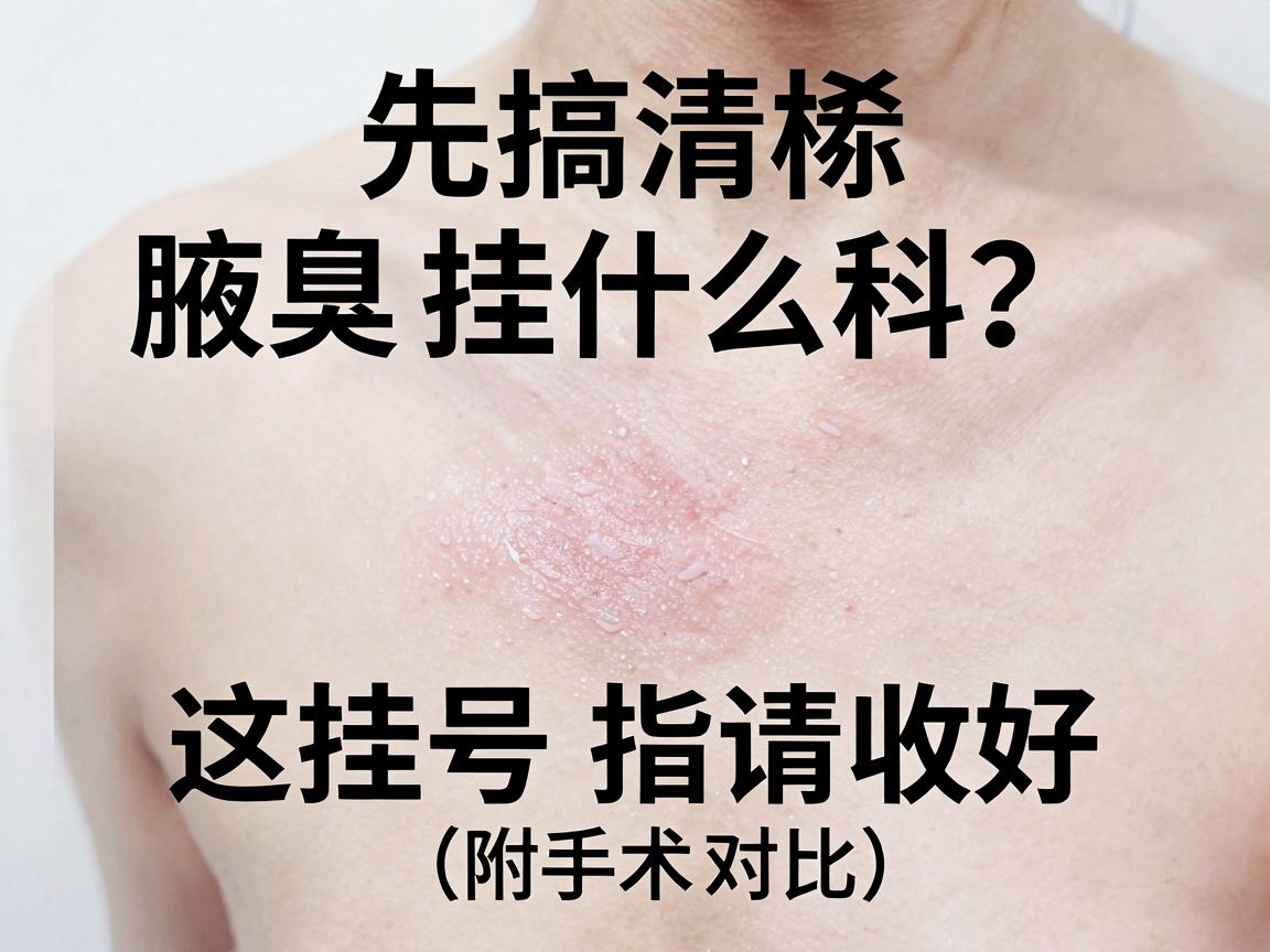 腋臭手术前,先搞清楚腋臭挂什么科?这份挂号指南请收好(附手术对比) 腋臭手术前,先搞清楚腋臭挂什么科?这份挂号指南请收好(附手术对比)