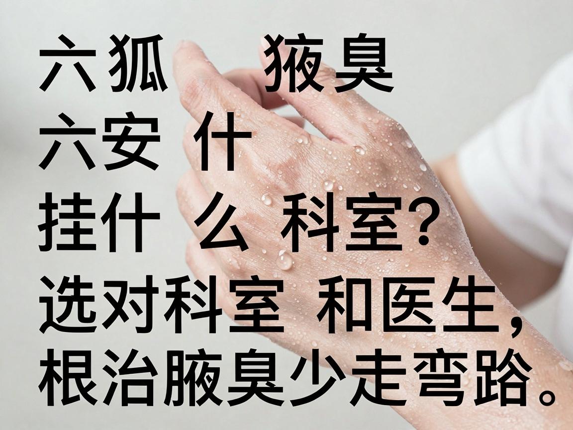 六安狐臭挂什么科室？选对科室和医生，根治腋臭少走弯路