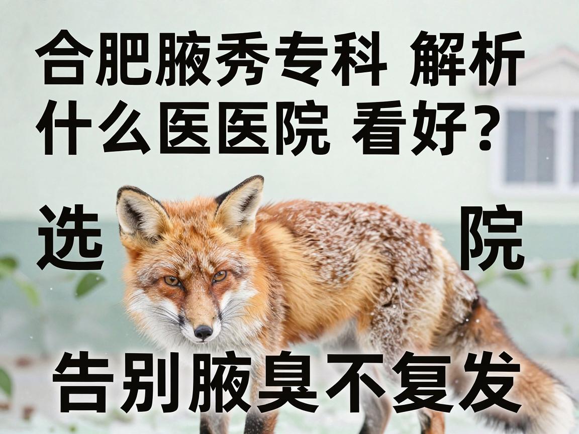 狐臭在合肥什么医院看好?合肥腋秀专科解析,选对医院,告别腋臭不复发 狐臭在合肥什么医院看好?合肥腋秀专科解析,选对医院,告别腋臭不复发