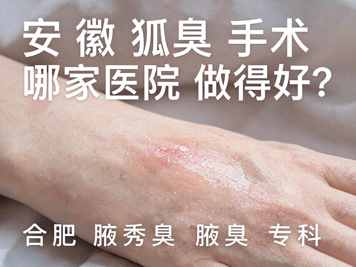 安徽狐臭手术哪家医院做得好?合肥腋秀腋臭专科,用技术说话,拿效果对比 安徽狐臭手术哪家医院做得好?合肥腋秀腋臭专科,用技术说话,拿效果对比