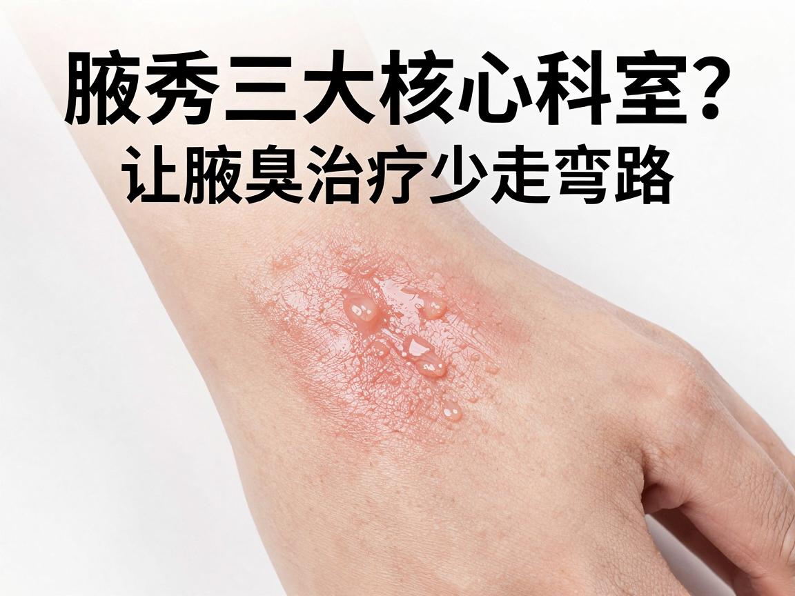 腋臭手术选对科室有多重要？腋秀三大核心科室，让腋臭治疗少走弯路